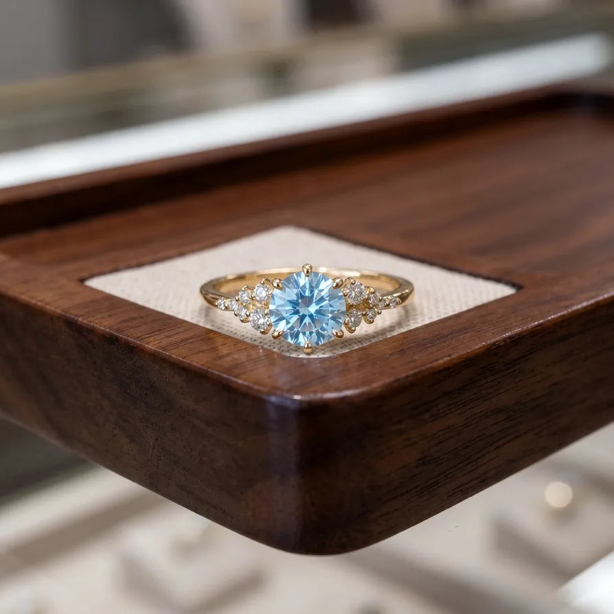 Vintage Aquamarine Ring