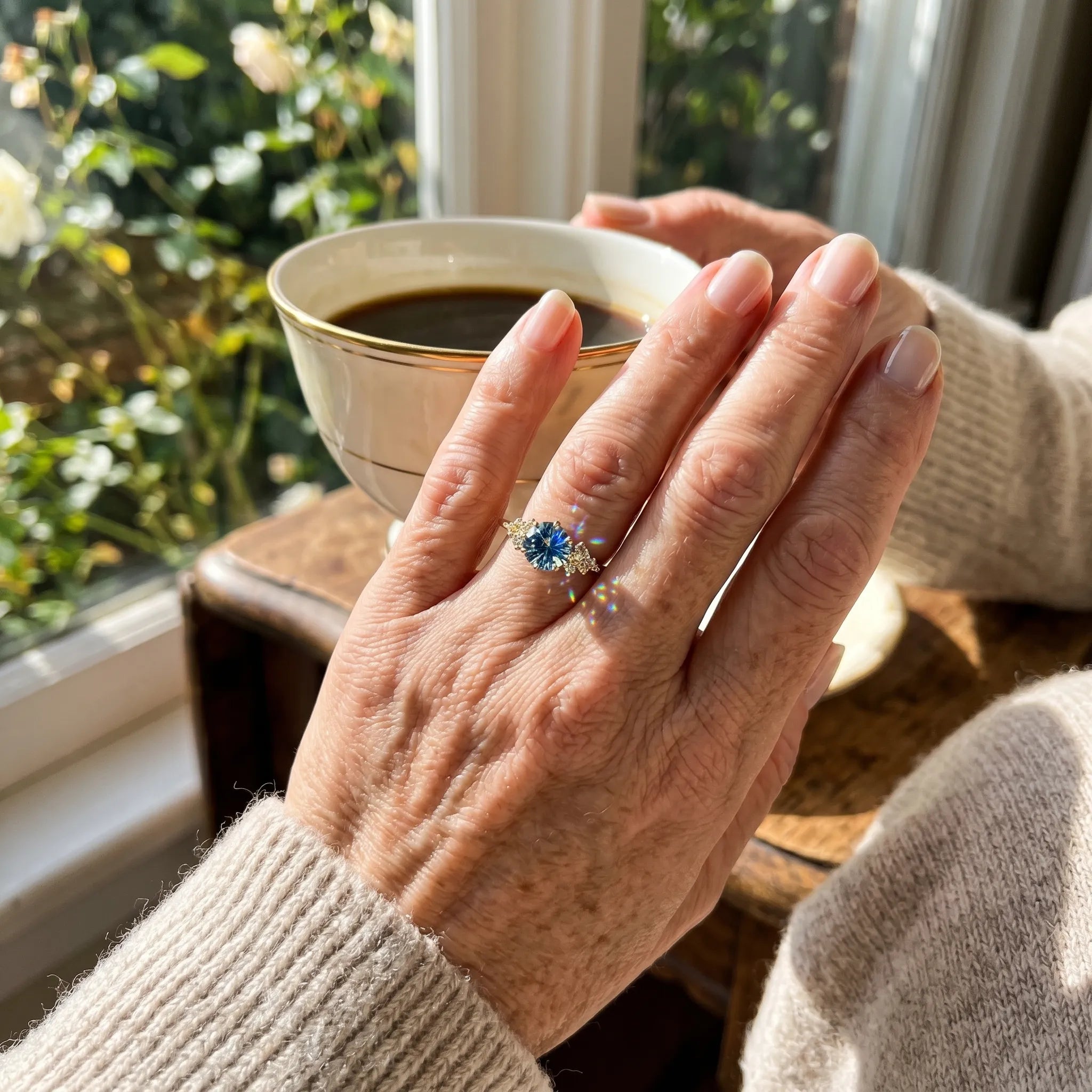 Vintage Aquamarine Ring