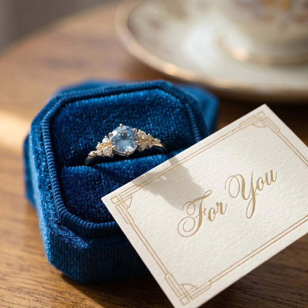 Vintage Aquamarine Ring