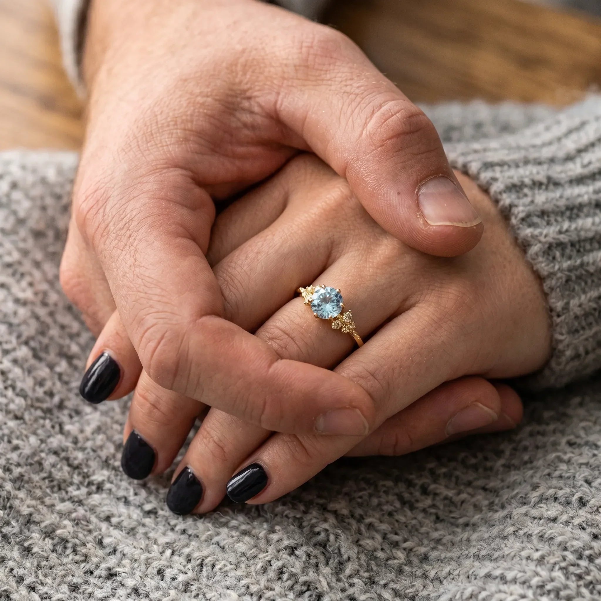 Vintage Aquamarine Ring