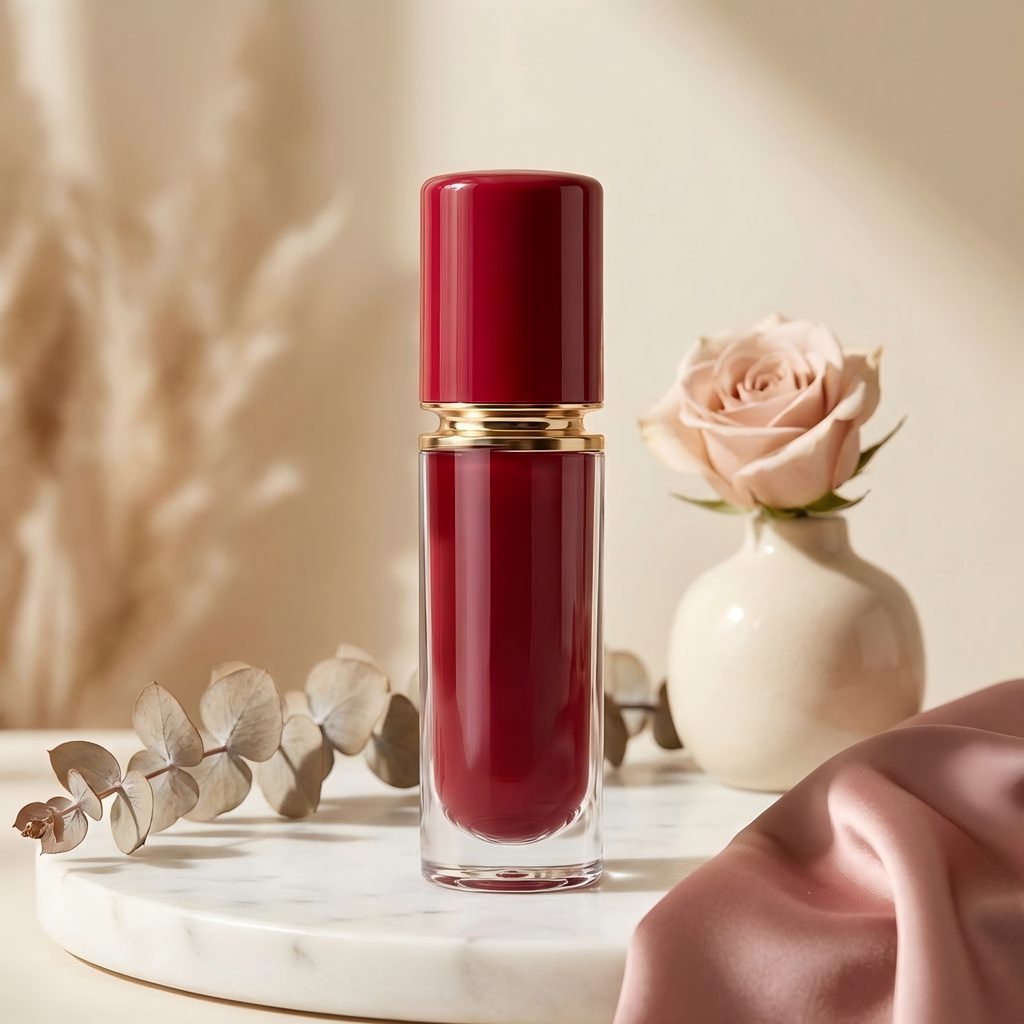 Radiant Red Mirror Lip Gloss: A glass-like, highly pigmented lip gloss that's lightweight, hydrating, and non-drying for everyday wear.